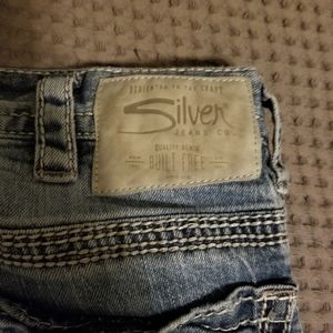 Silver Jeans Gordie loose fit straight leg pants.